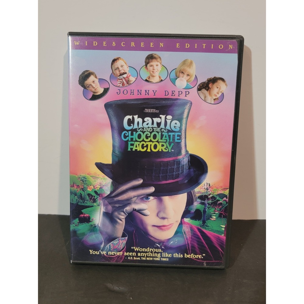 Charlie and the Chocolate Factory‎ DVD 2005 Widescreen Johnny Depp Tim Burton